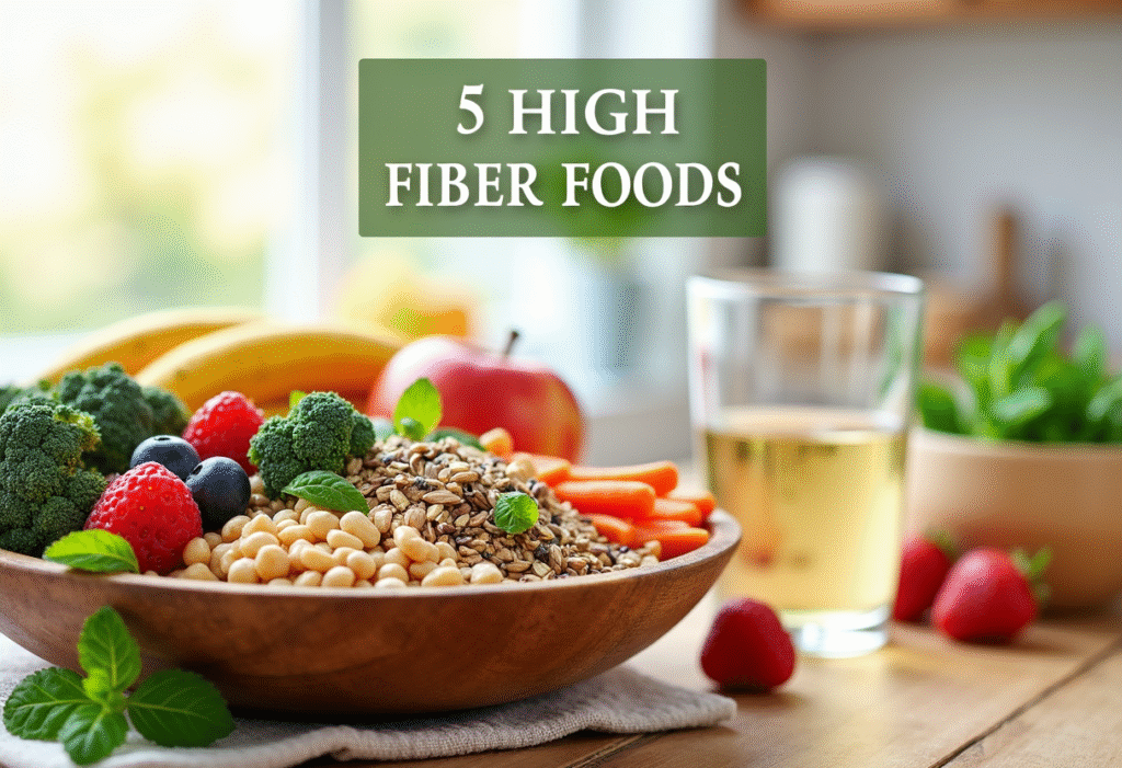 5 High Fiber Foods: A Healthier Digestive System and Lifestyle