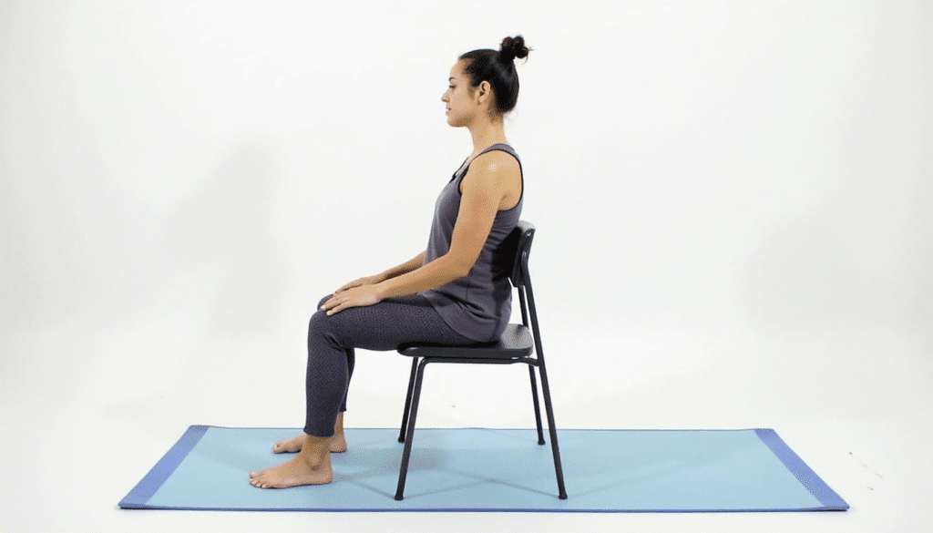 6. A 10-Minute Chair Yoga Routine You Can Do Every Day.