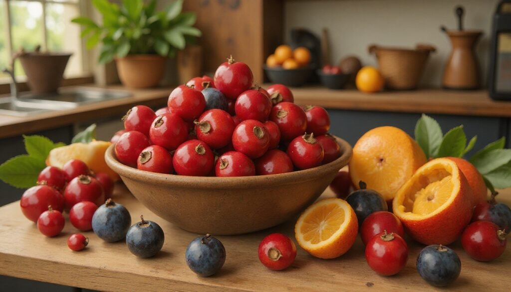Camu Berries fruits .