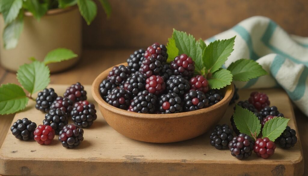 high protein fruits Mulberries.