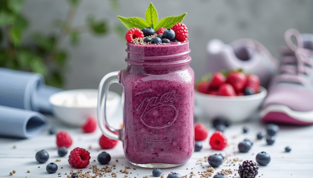 Berry Antioxidant Recovery Shake.​