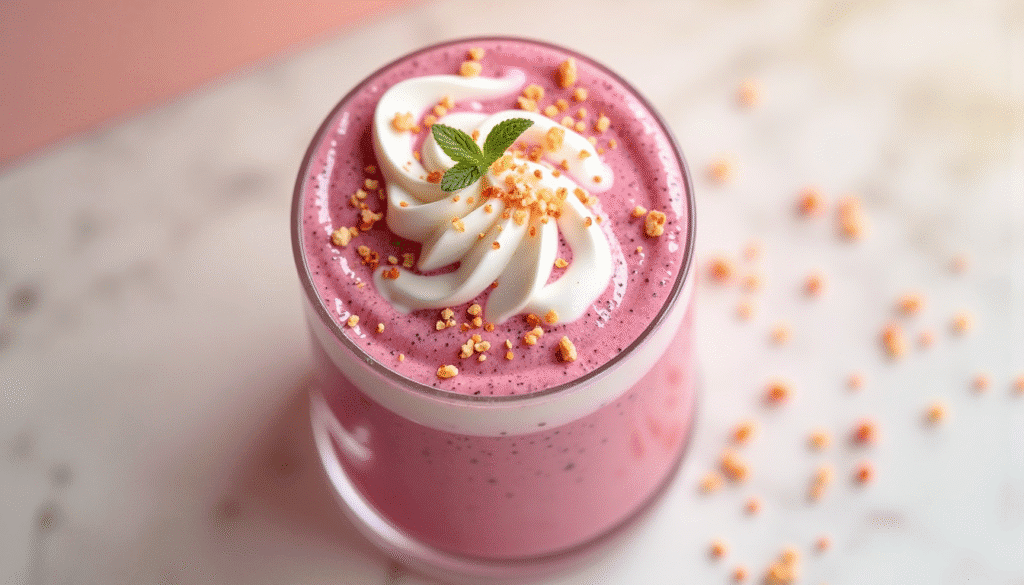 Dream Smoothie with Vanilla Dragon Fruit puree
